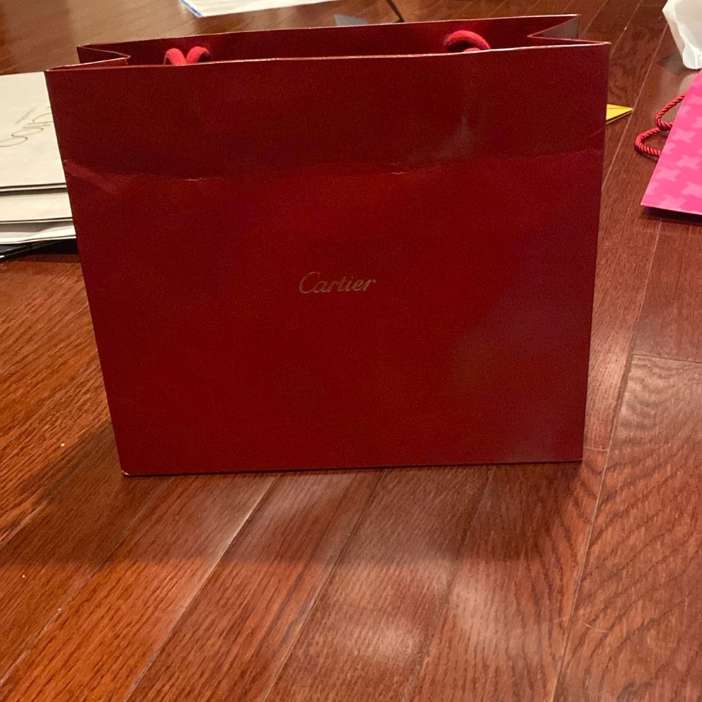9x10 Cartier gift bag